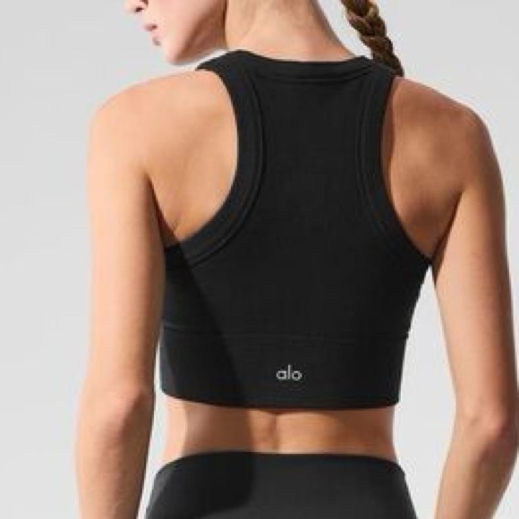 ALO Cropped Bra Tank - Picture 1 of 4
